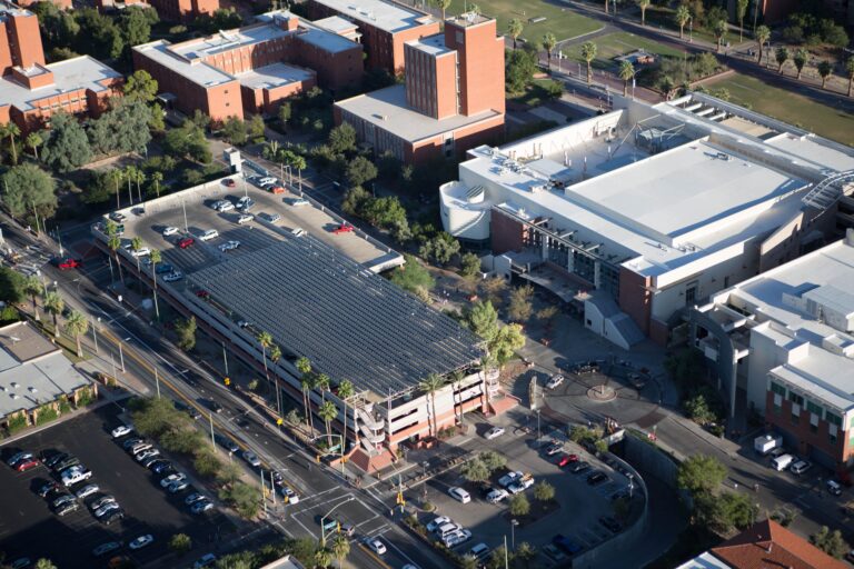 Syncarpha Capital - 2nd Street Parking Garage Solar Rooftop Solar Array - University of Arizona