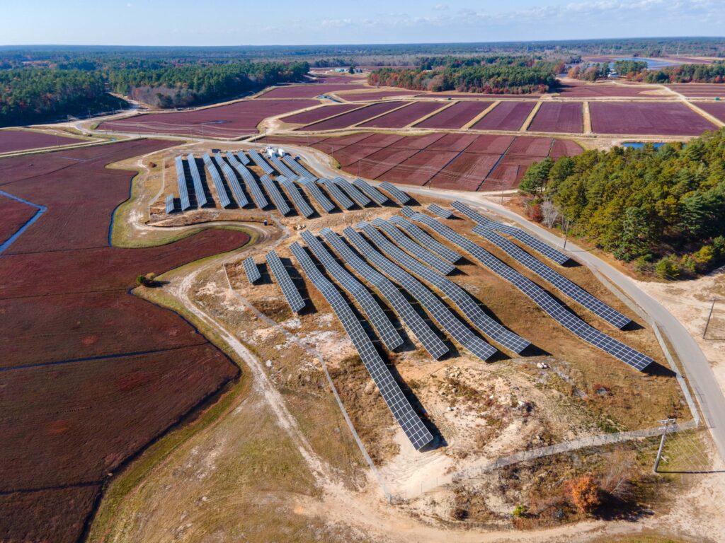 Syncarpha Carver - Community Solar Project Operating on Carver, Massachusetts Cranberry Bogs - 2