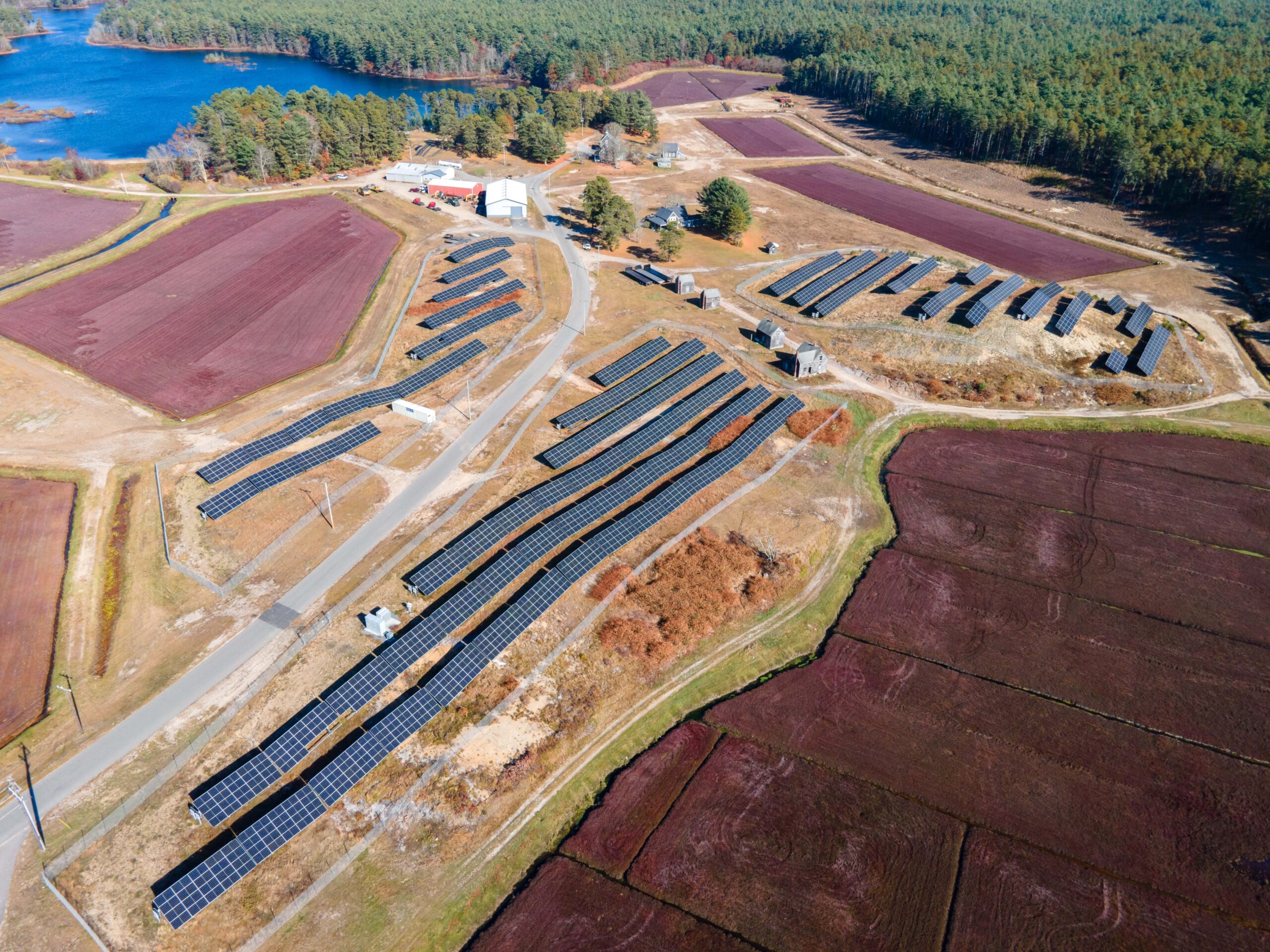 Syncarpha Carver - Community Solar Project Operating on Carver, Massachusetts Cranberry Bogs - 3