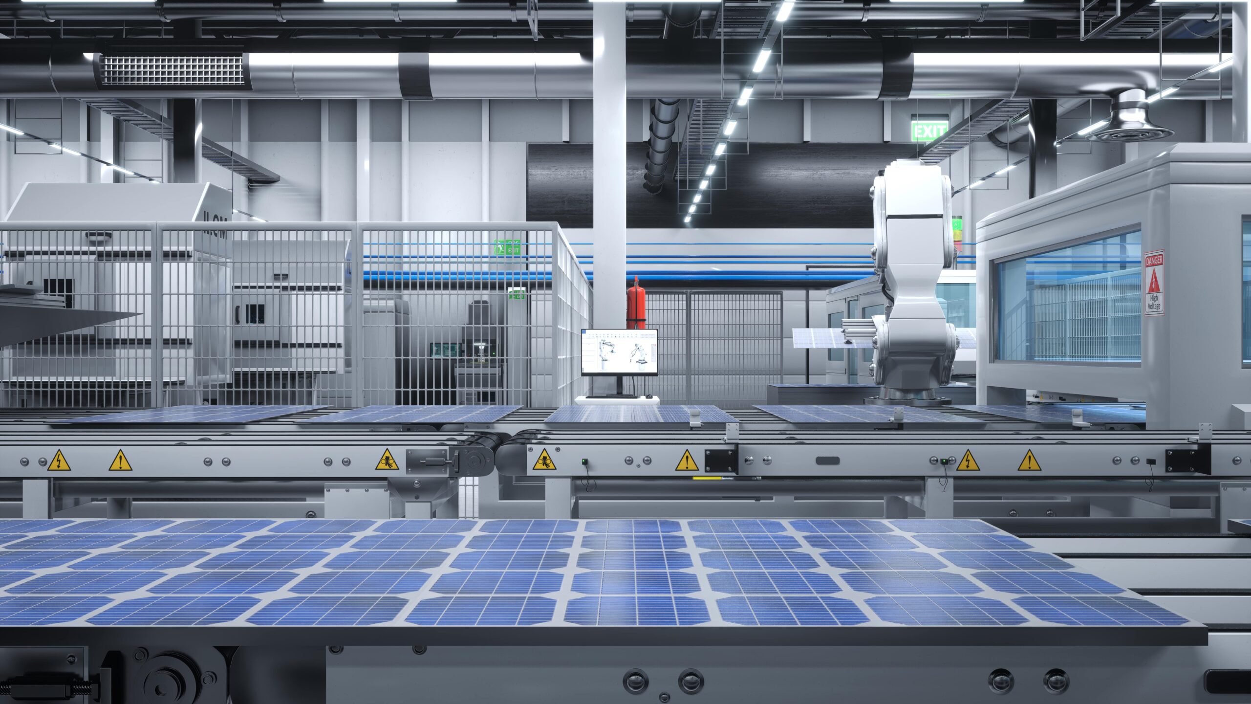 U.S. Solar Manufacturing Capacity - 50GW - manufacturing-facility-producing-solar-cells