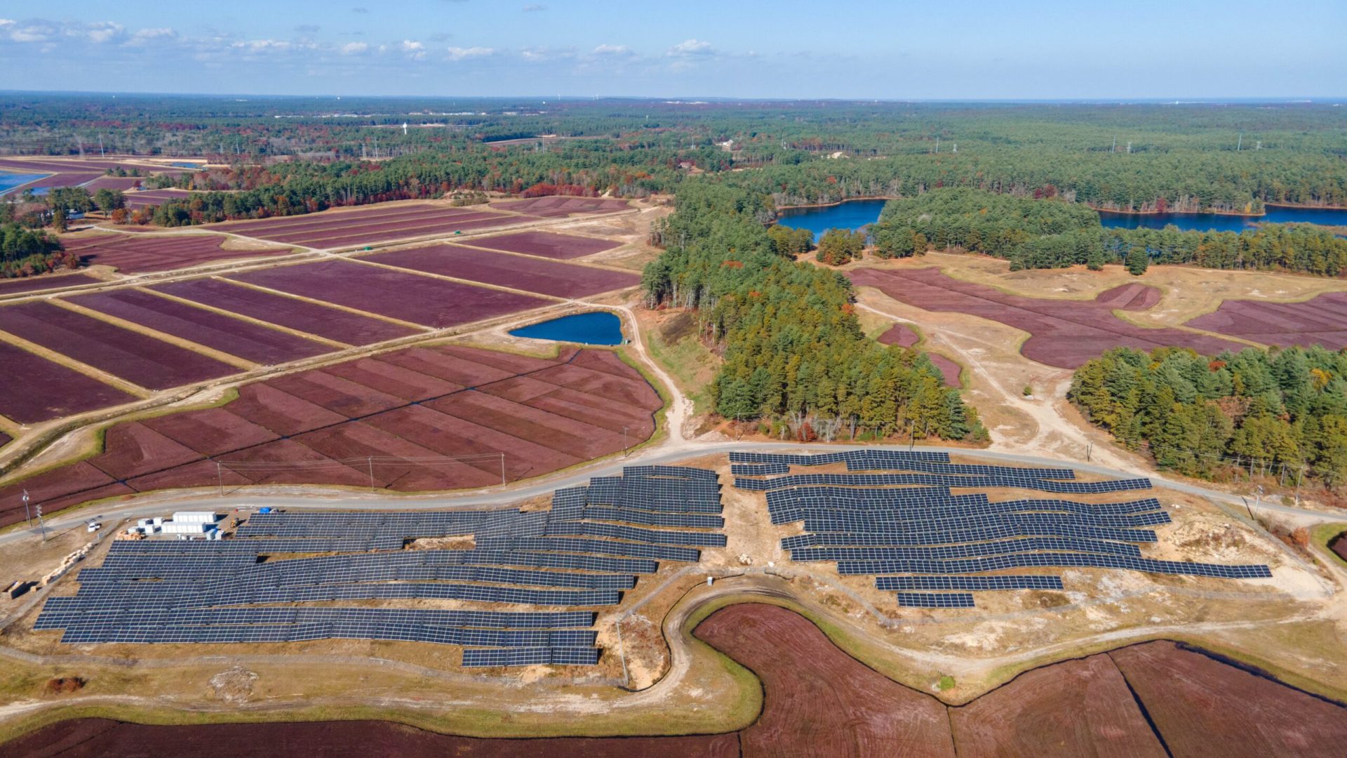 Syncarpha Carver - Community Solar Project Operating on Carver, Massachusetts Cranberry Bogs